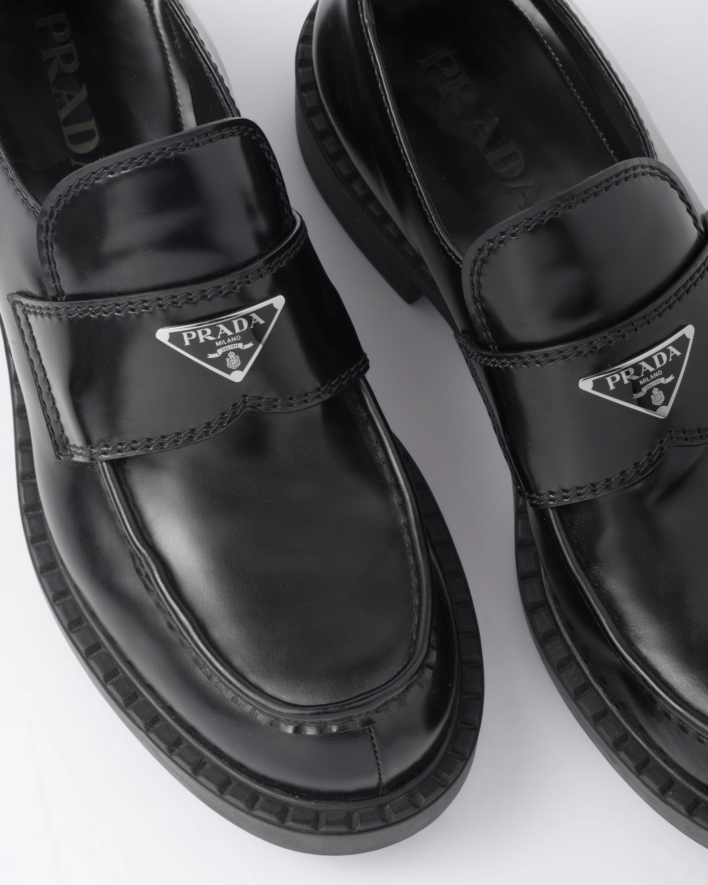 Mocassins Chocolate en cuir brossé