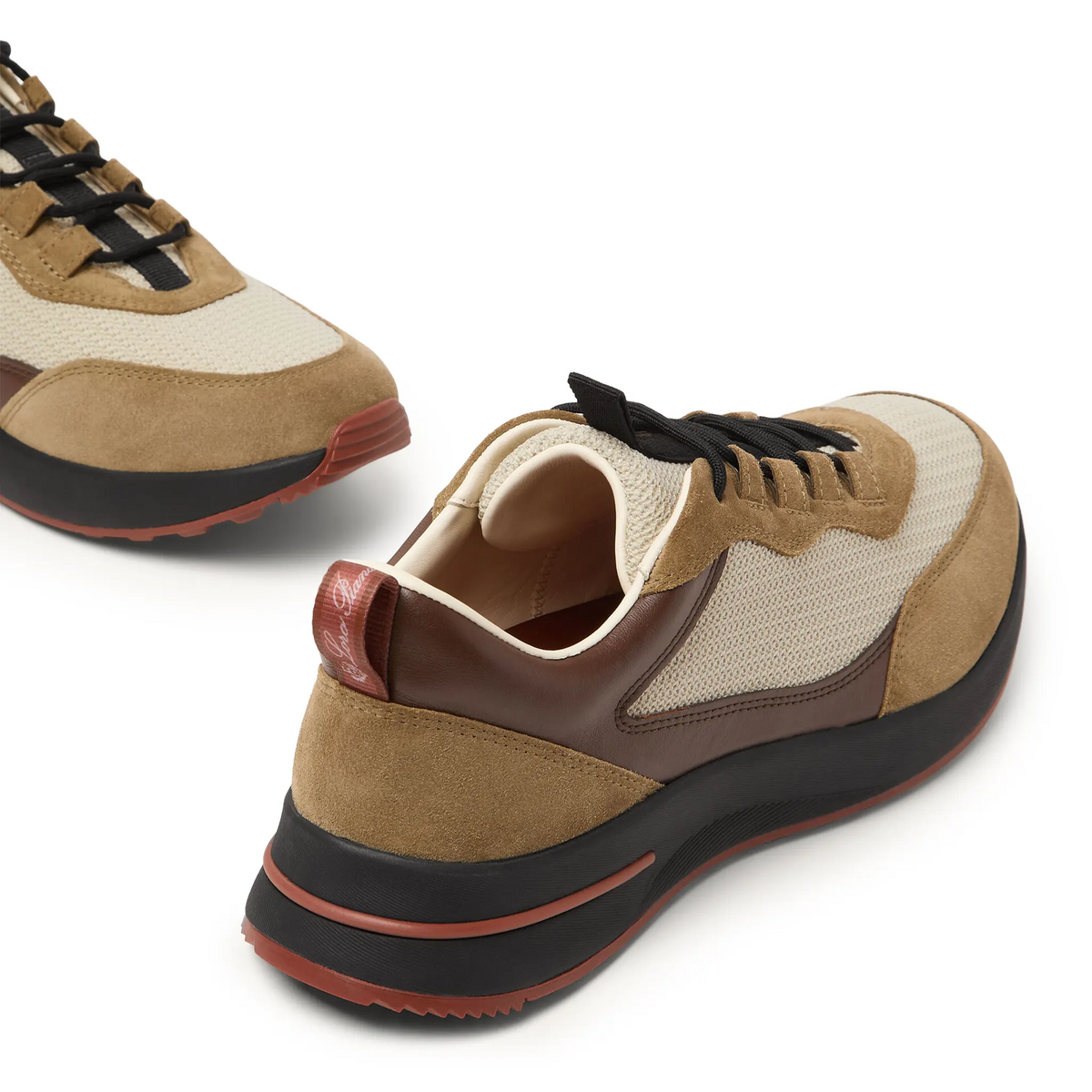 Loro Piana Week End Walk Performance Mesh Crest Sneaker