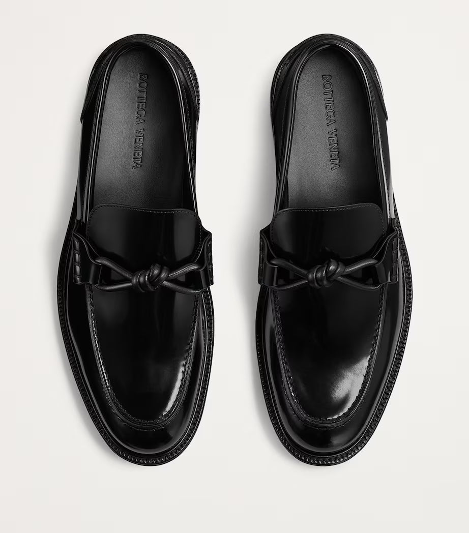 Bottega Veneta Leather Astaire Loafers