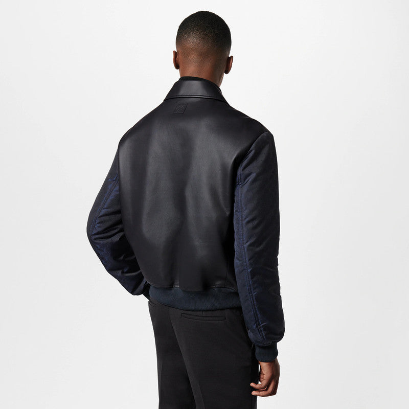Louis Vuitton  Leather Mix Blouson