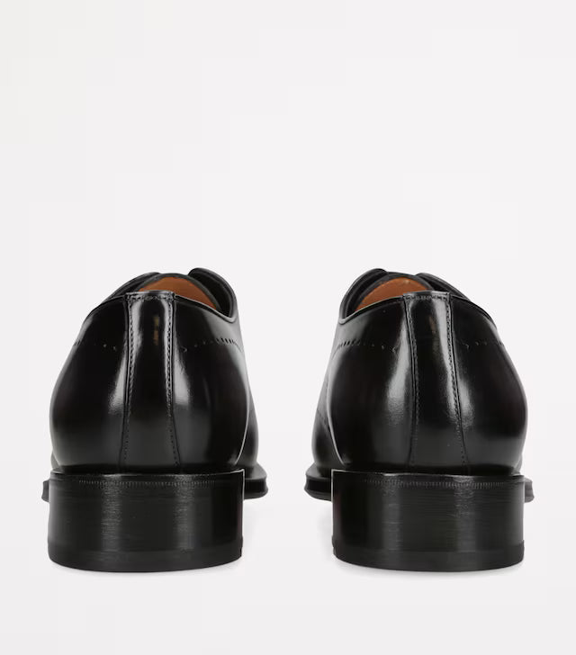 Santoni Leather Wholecut Carter Oxford Shoes