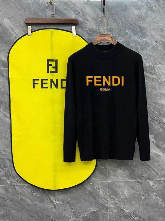 Pull noir Fendi Roma