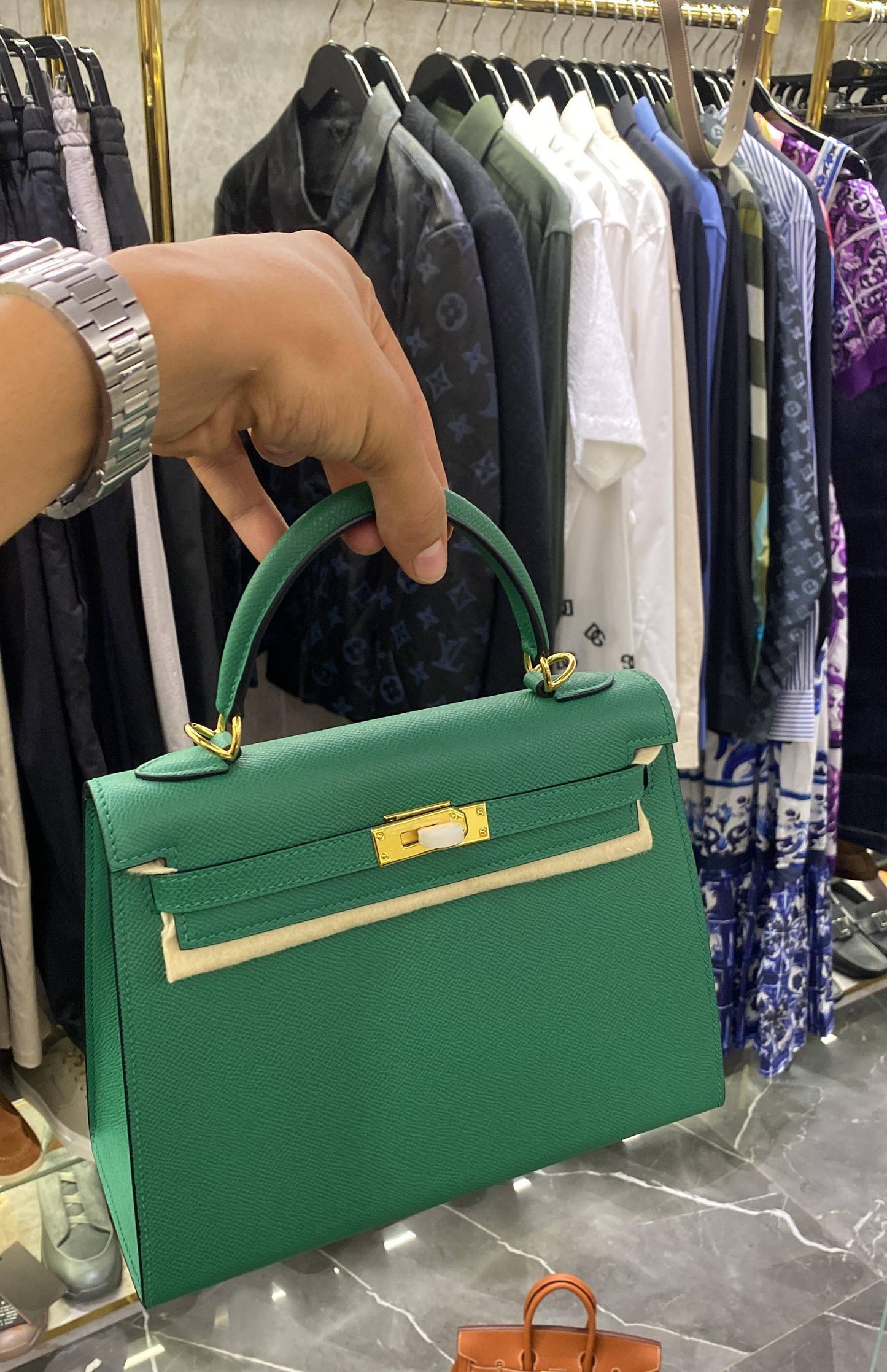 Hermès – Sac Iconique en Cuir Haut de Gamme