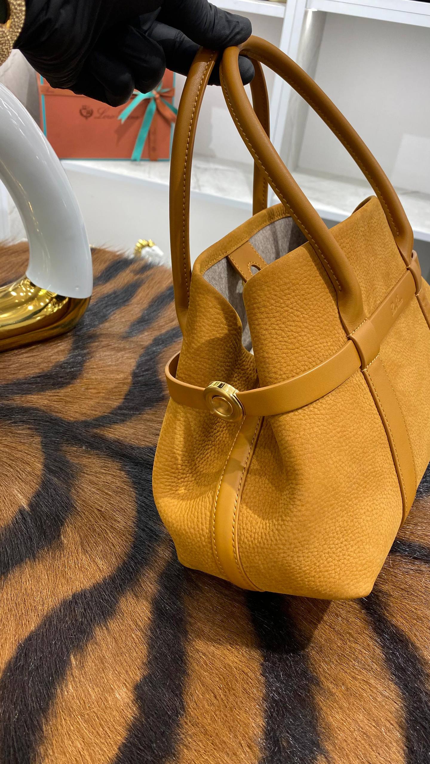 Ghiera Shopper Large  Cuir de veau