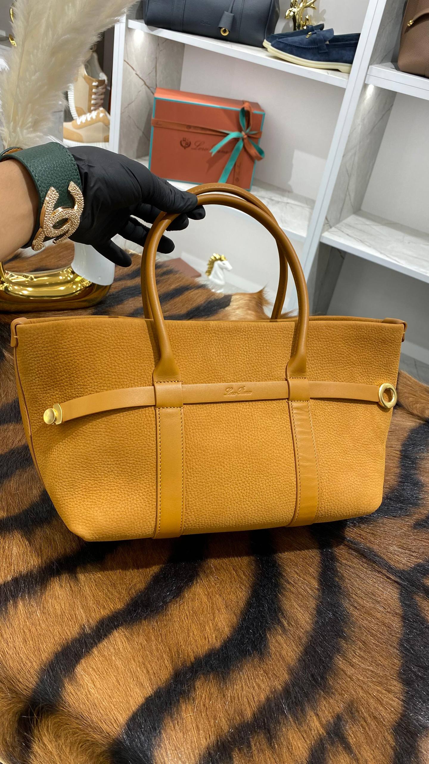 Ghiera Shopper Large  Cuir de veau