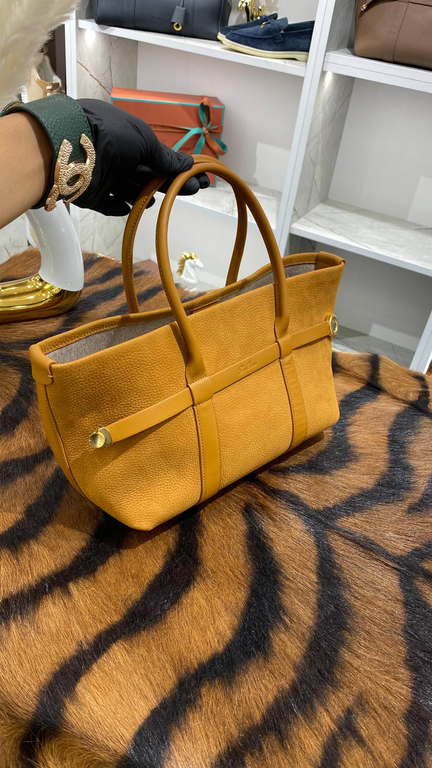 Ghiera Shopper Large  Cuir de veau