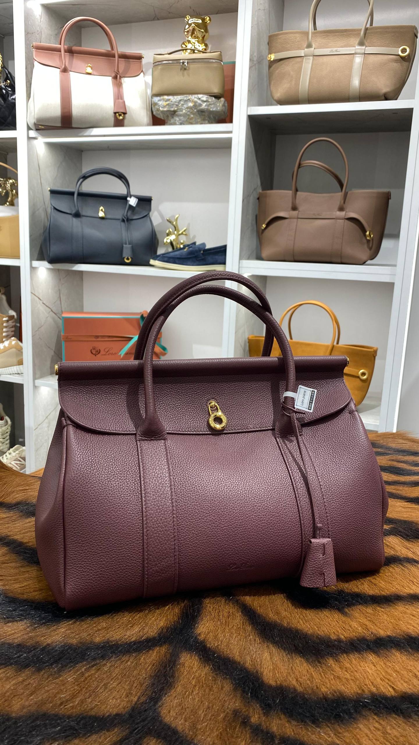 Ghiera Shopper Large Cuir de veau