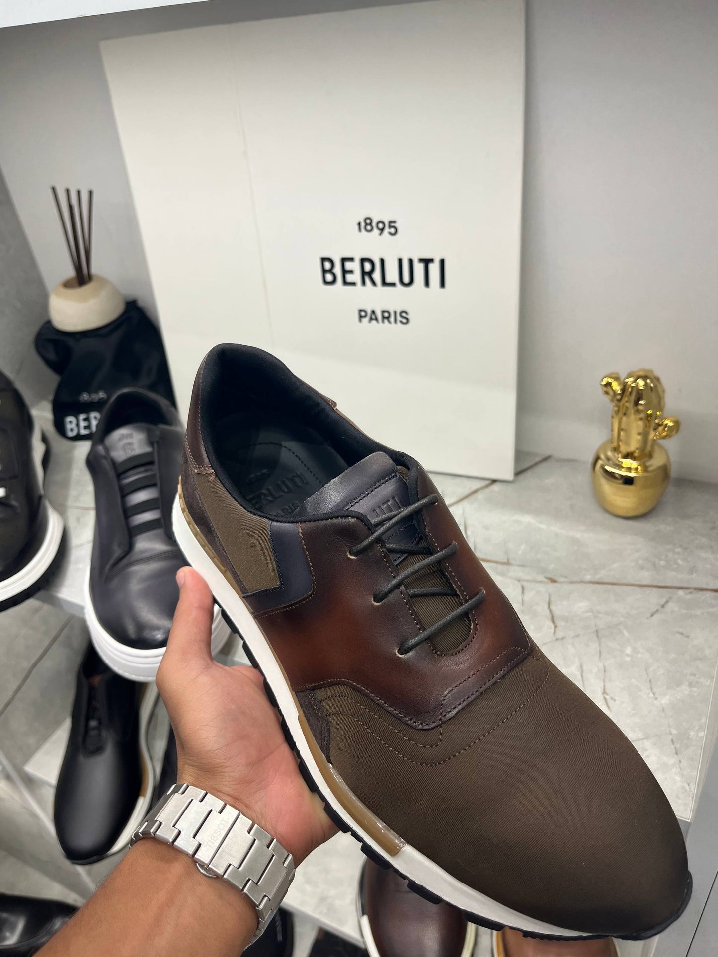 berluti  fast track runner sneakers