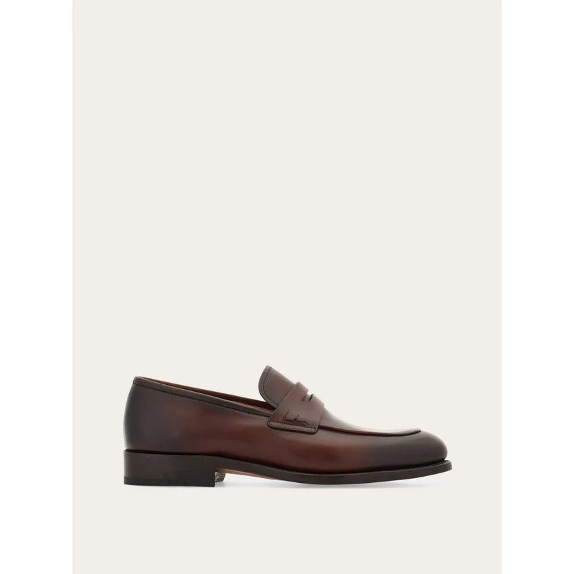 Mocassins Ferragamo - Tramezza Penny - Marron