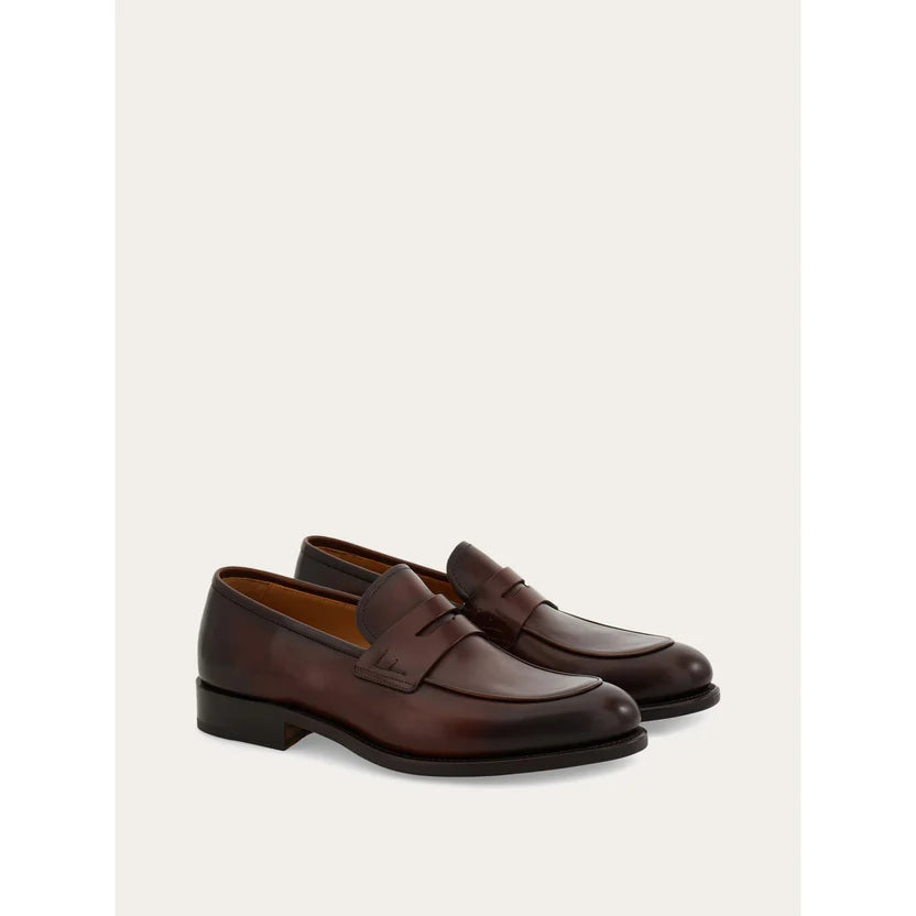 Mocassins Ferragamo - Tramezza Penny - Marron