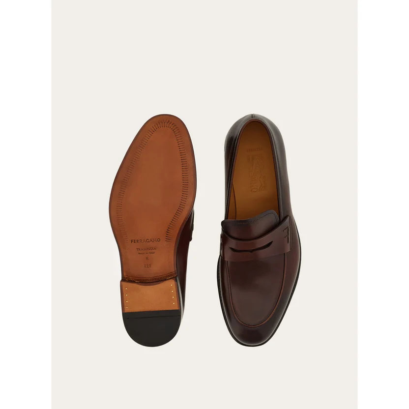 Mocassins Ferragamo - Tramezza Penny - Marron