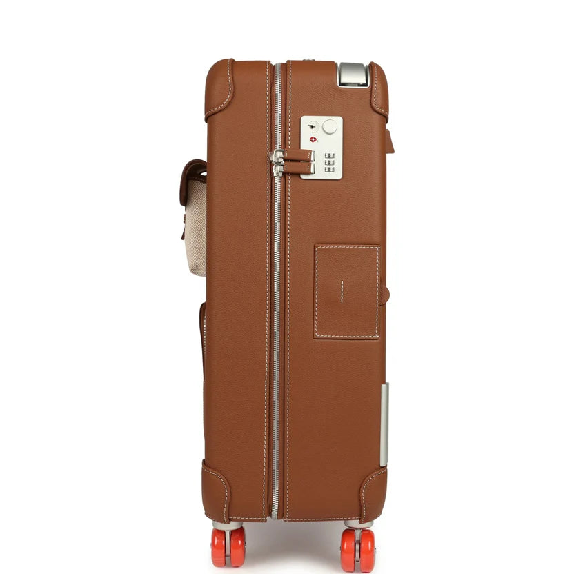 Valise Hermès - R.M.S Cargo Cabin - Ecru/Caramel