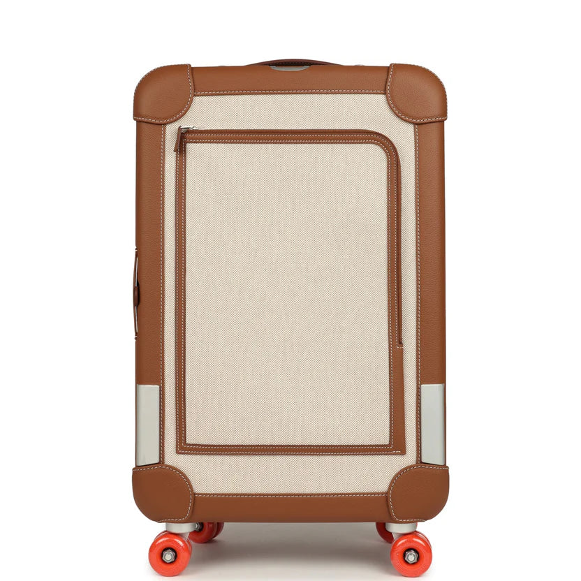 Valise Hermès - R.M.S Cargo Cabin - Ecru/Caramel