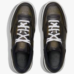 Sneaker Playoff En Cuir De Veau Venezia Scritto