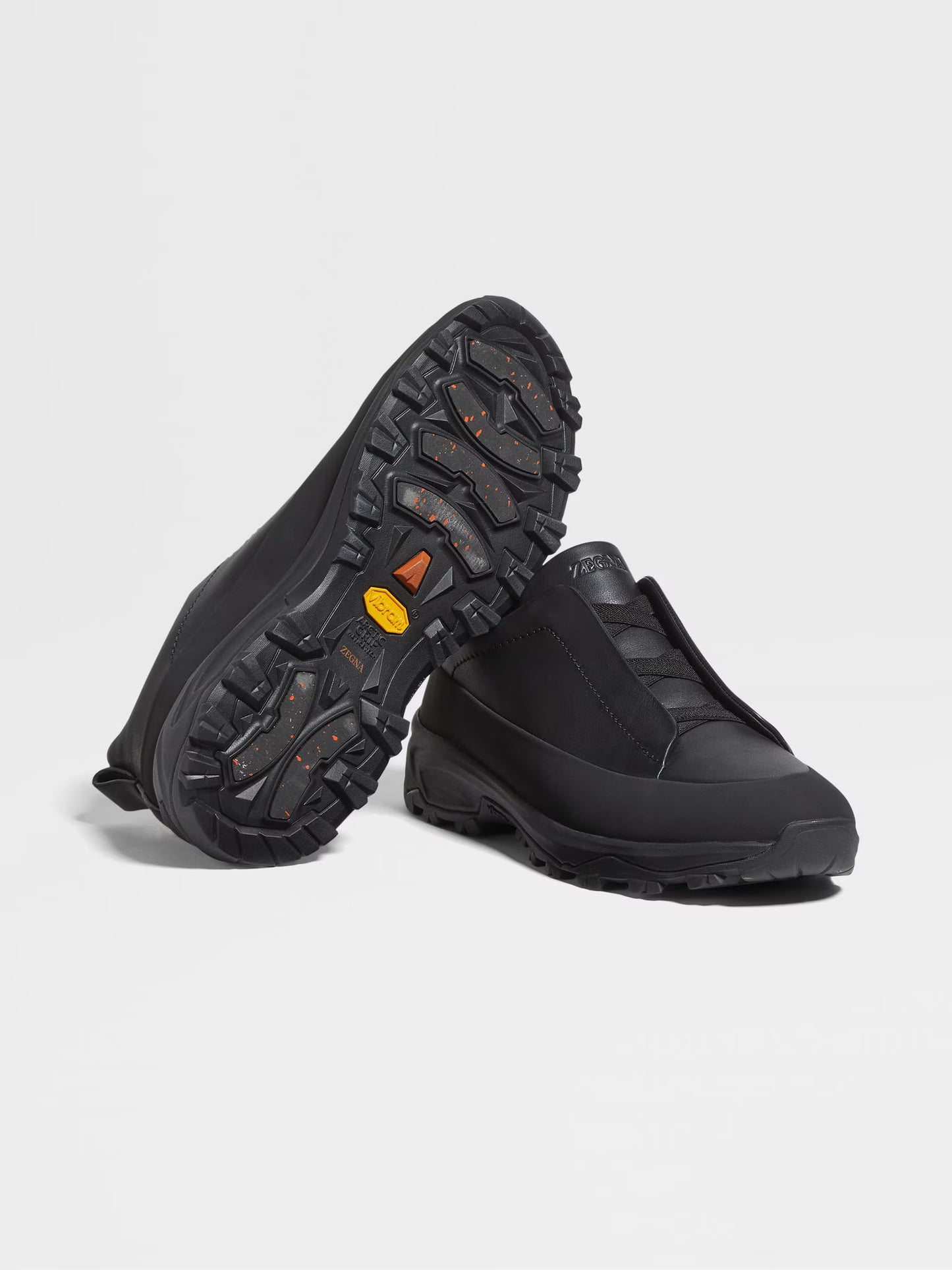 Baskets Triple Stitch™ Monte en Cuir Noires