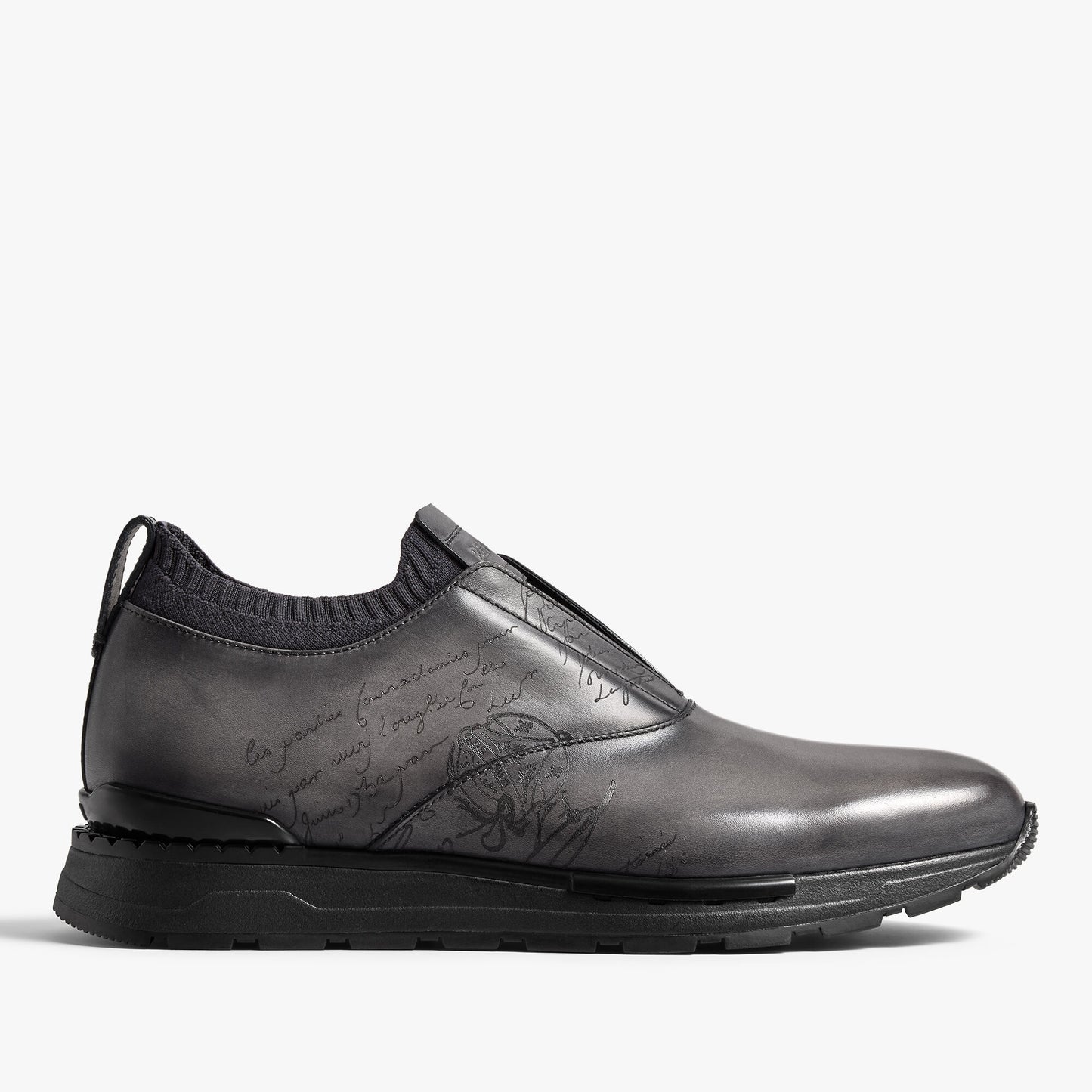 Slip On Sneaker Fast Track En Cuir Et Maille