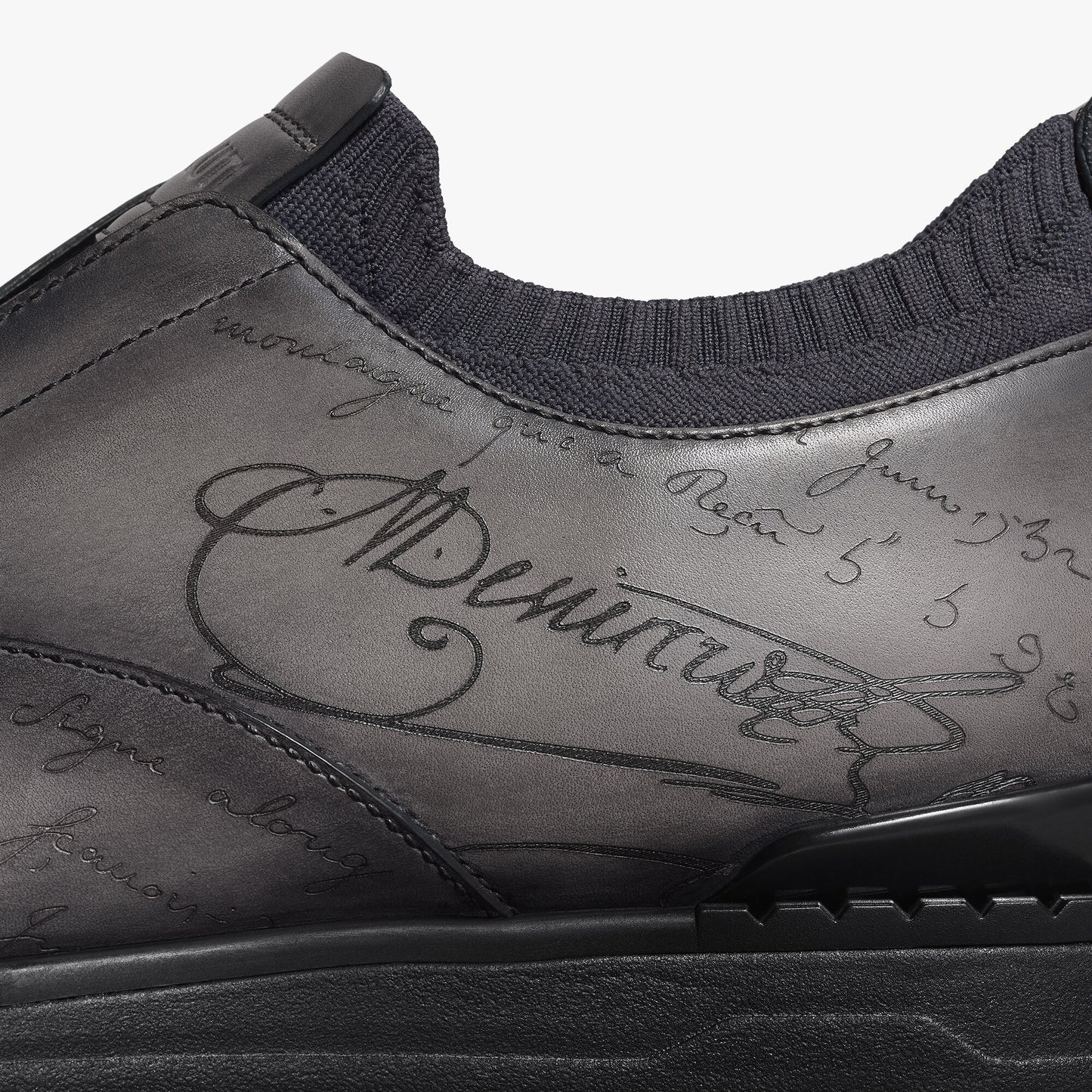 Slip On Sneaker Fast Track En Cuir Et Maille