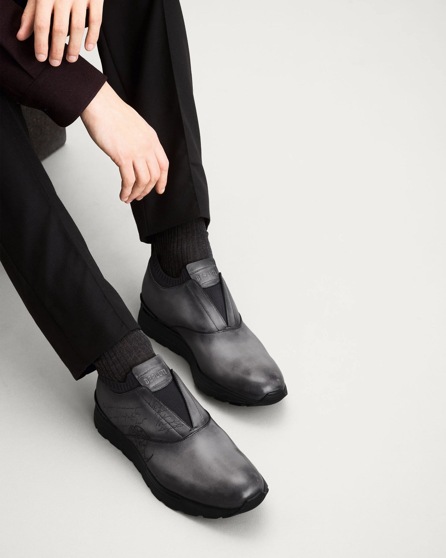 Slip-On Fast Track Save for later Slip-On Fast Track Nylon et cuir de veau Venezia