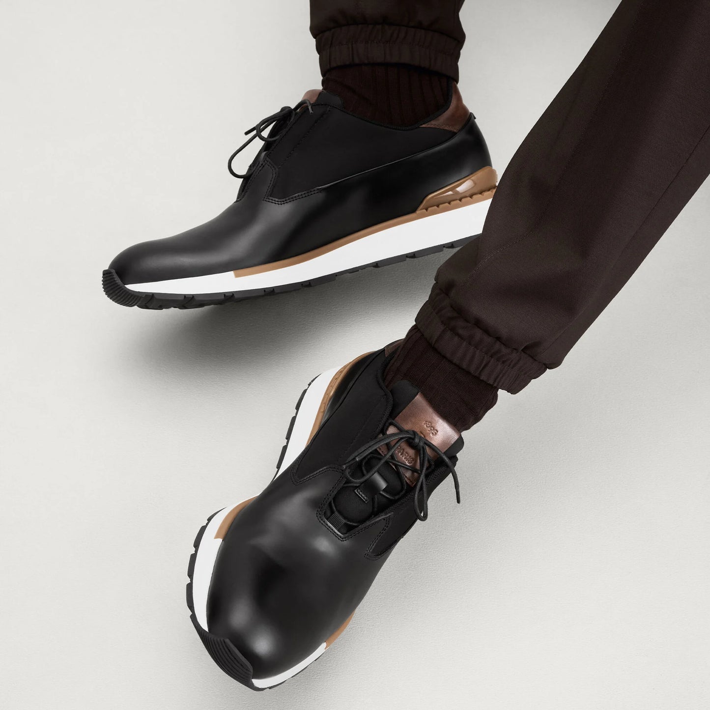 Sneaker Fast Track En Cuir De Veau Glacé