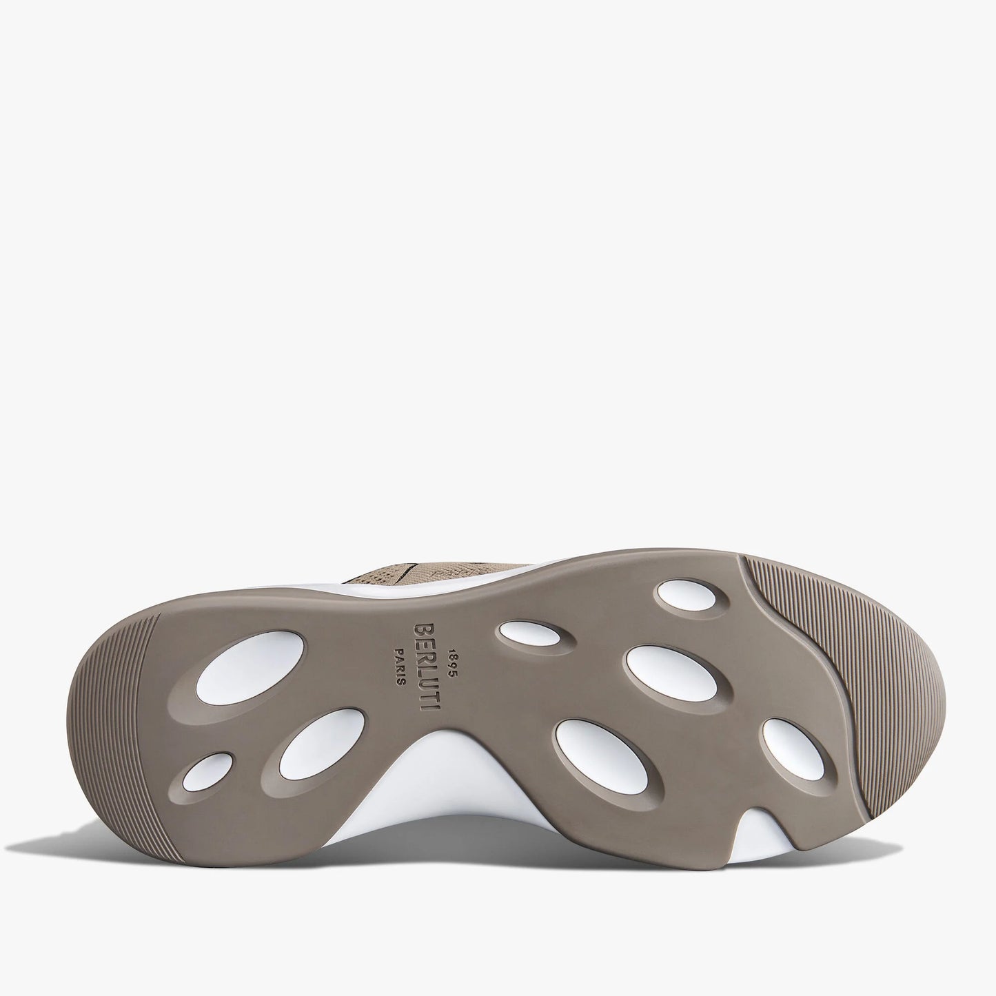 Shadow Rubber Coated Knit And Calf Leather Sneaker KD 450