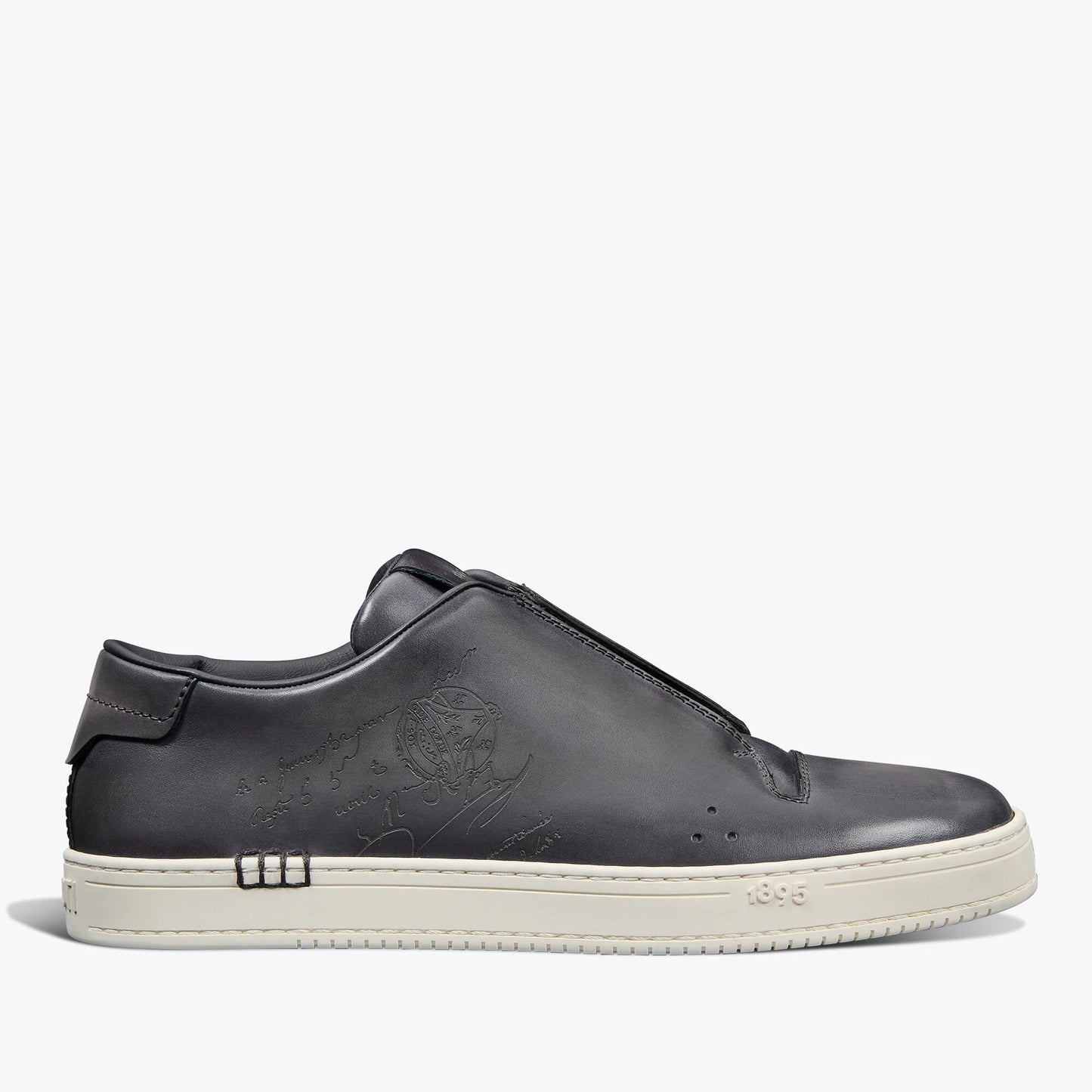 Slip On Sneaker Playtime En Cuir De Veau Venezia Scritto