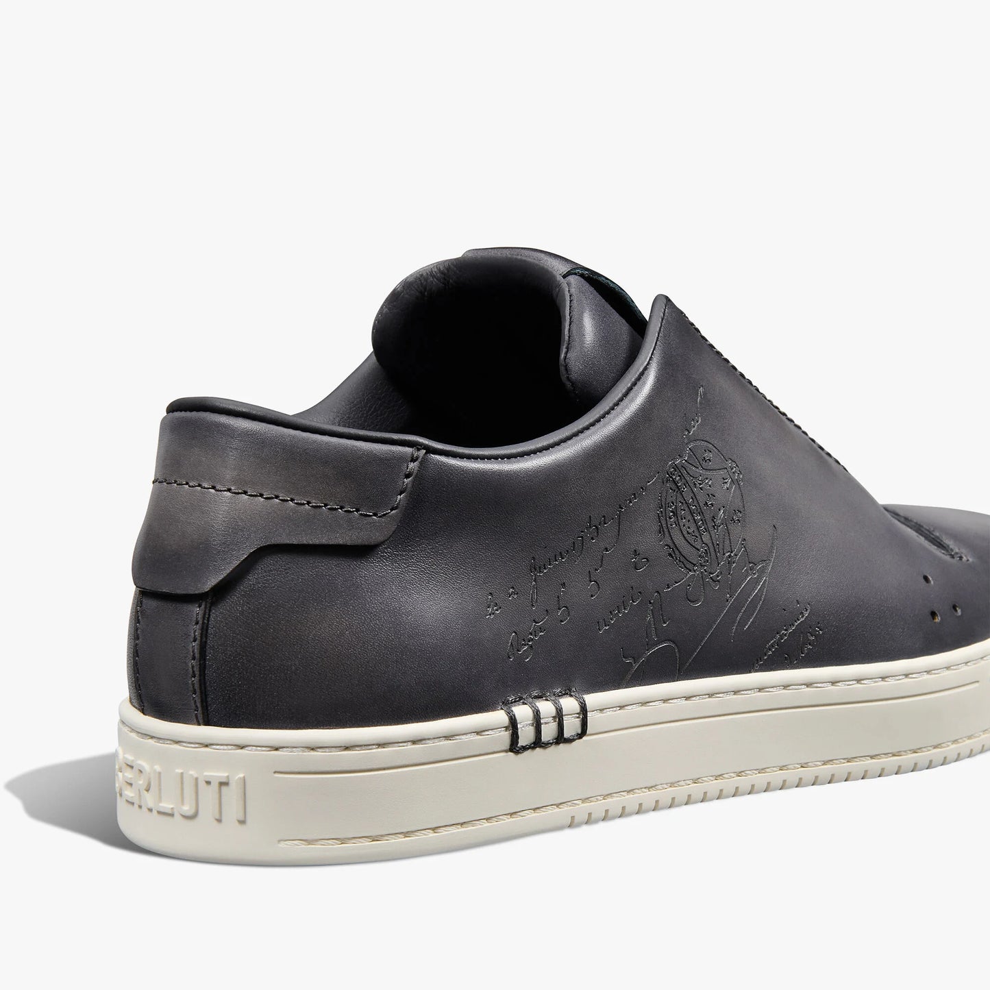 Slip On Sneaker Playtime En Cuir De Veau Venezia Scritto