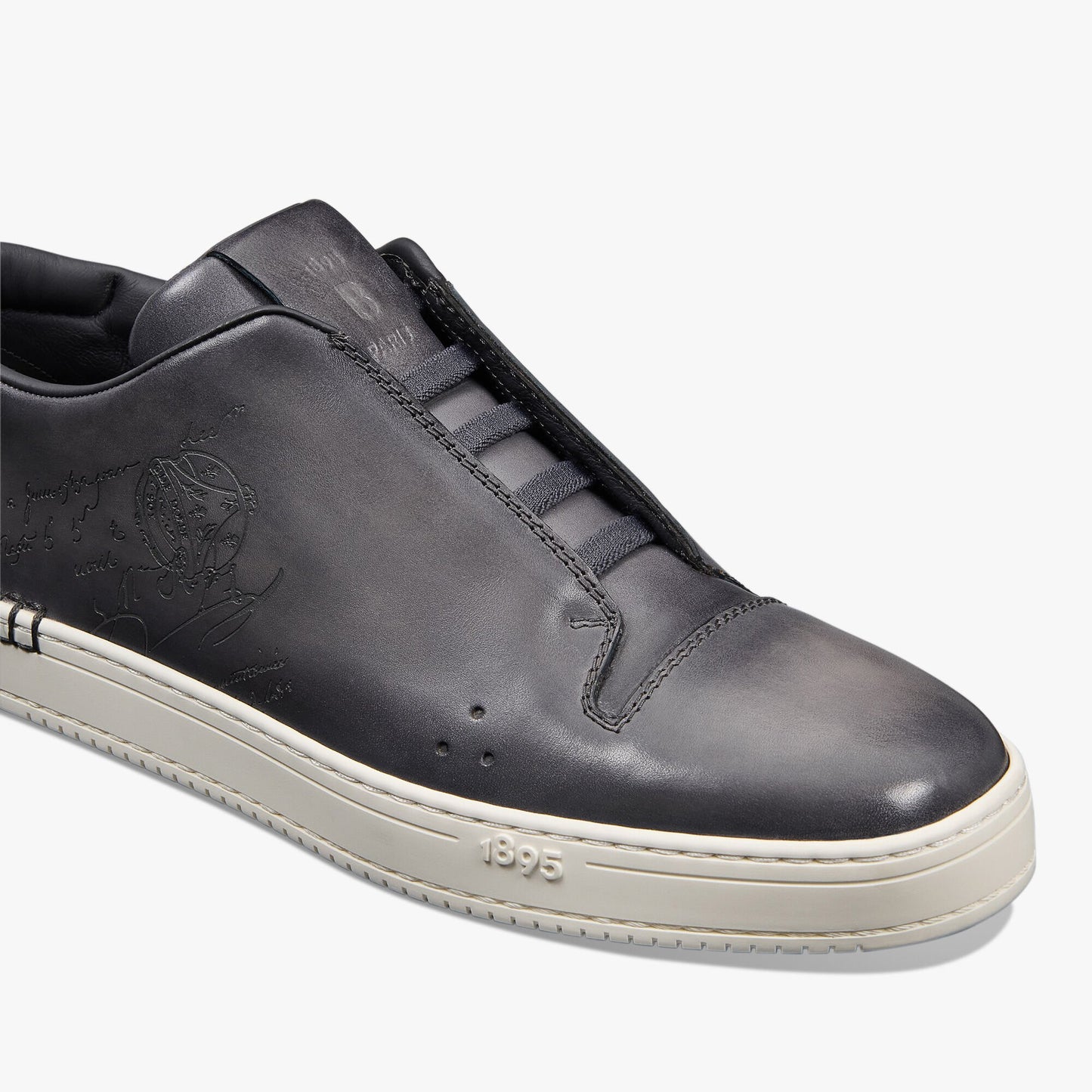 Slip On Sneaker Playtime En Cuir De Veau Venezia Scritto