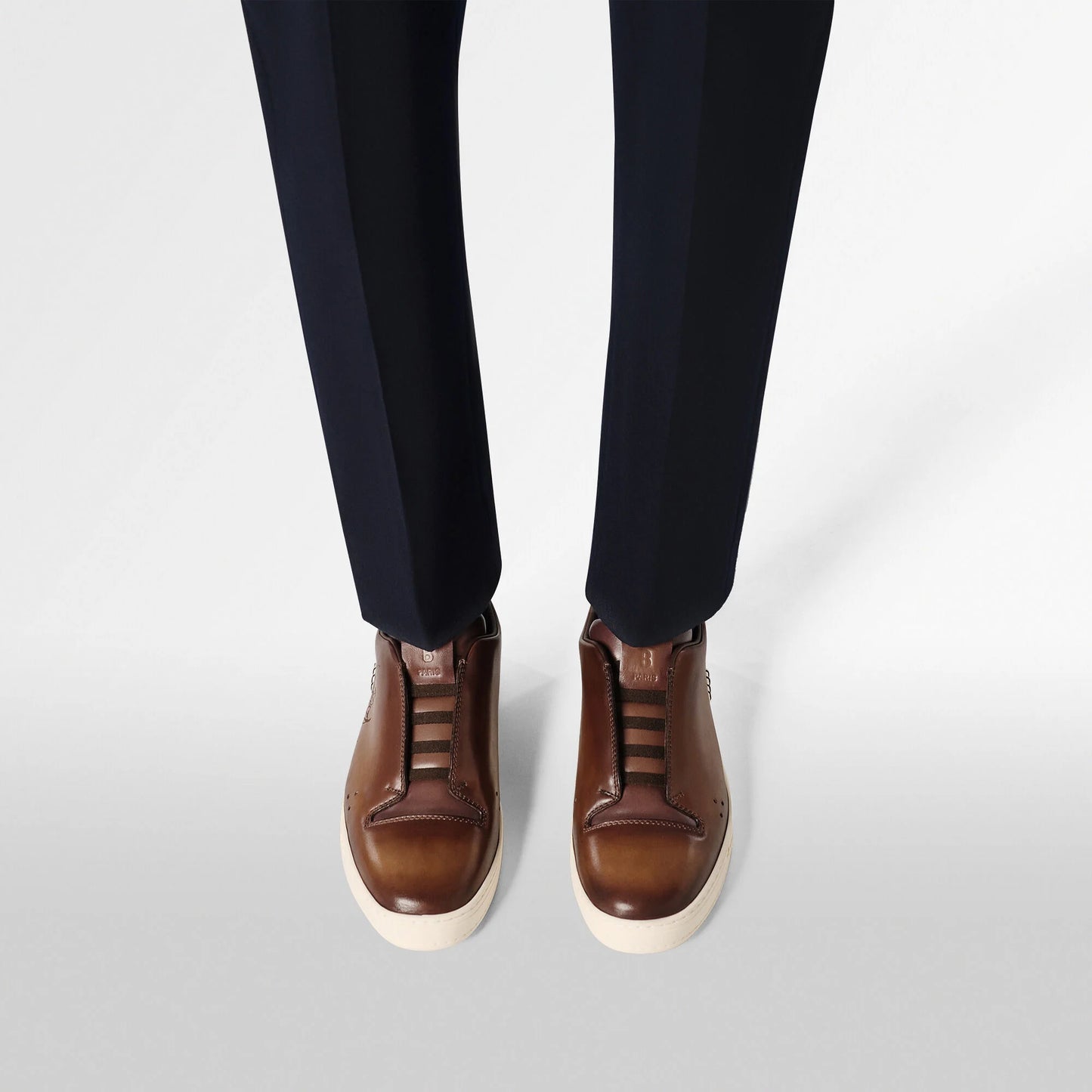 Slip On Sneaker Playtime En Cuir De Veau Venezia Scritto