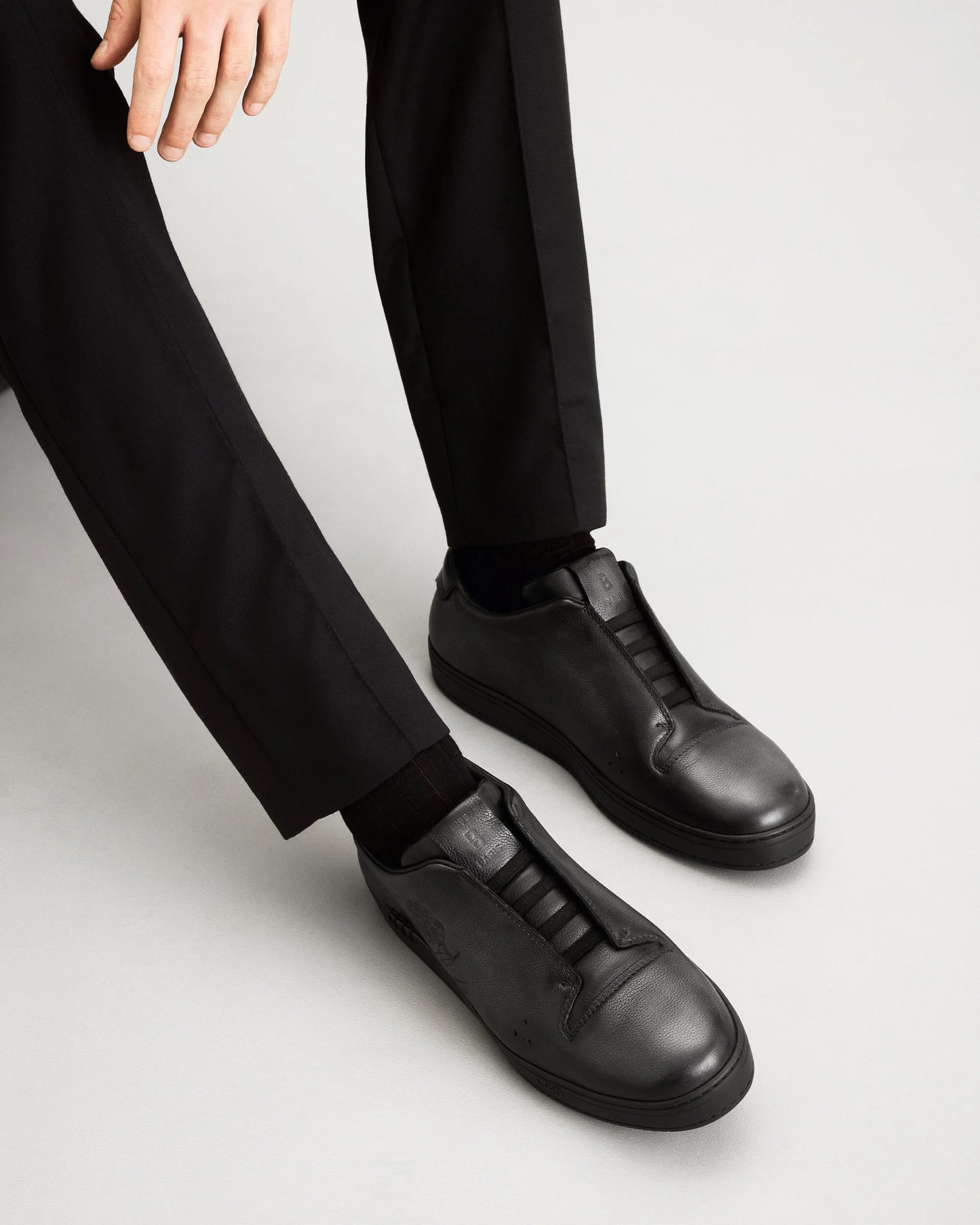 SNEAKERS BERLUTI SLIP-ON PLAYTIME SOFTY EN NOIR