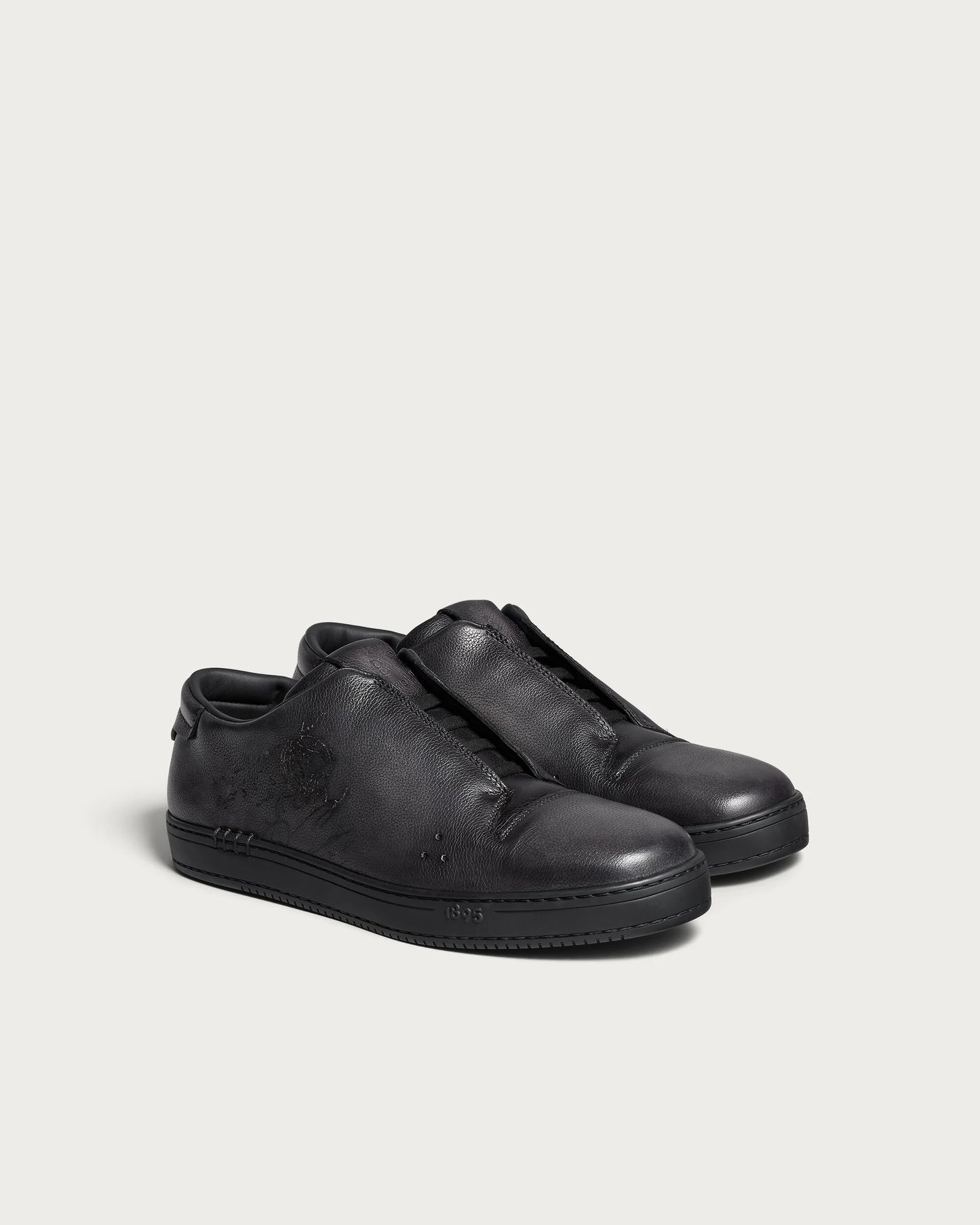 SNEAKERS BERLUTI SLIP-ON PLAYTIME SOFTY EN NOIR