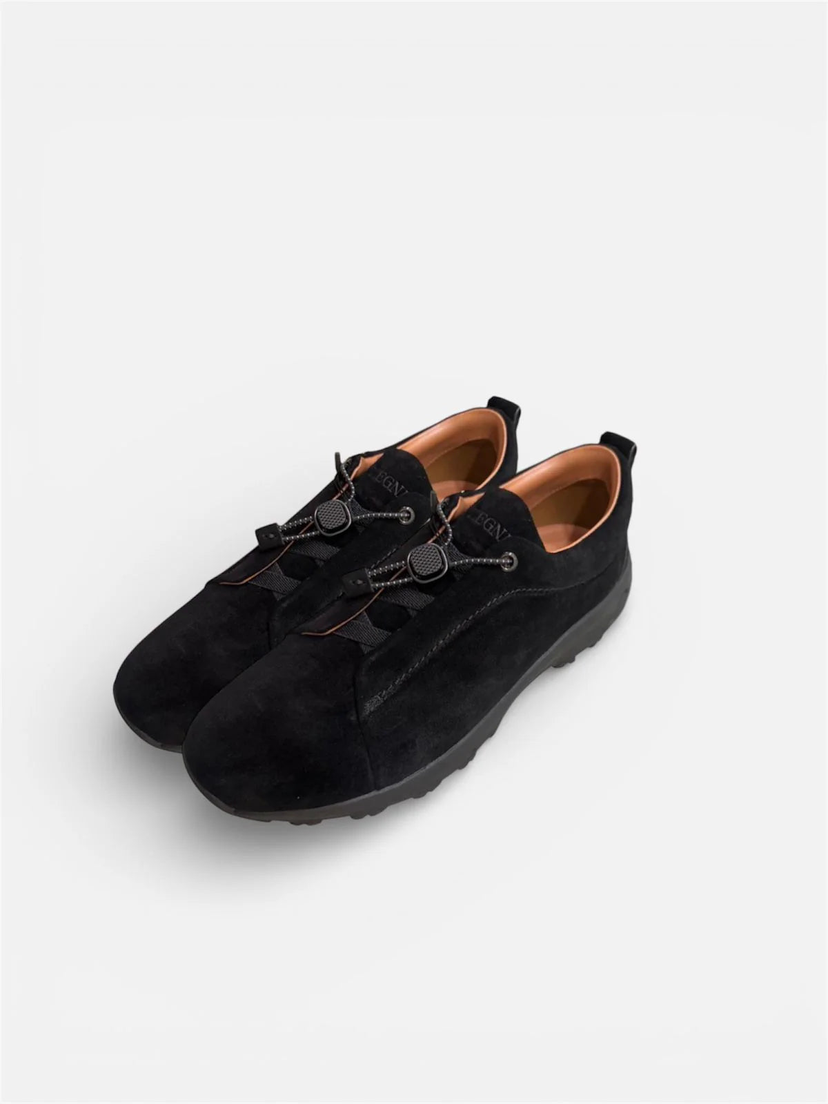 ZEGNA BLACK MATE TRIPLE STITCH NEW EDITION