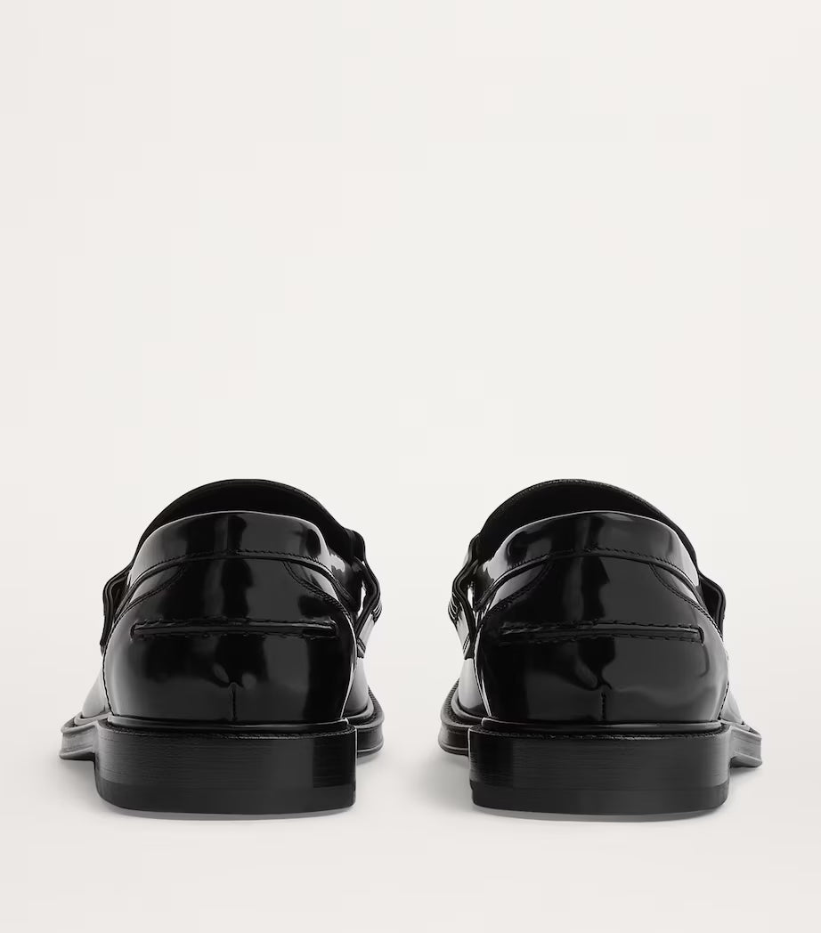 Bottega Veneta Leather Astaire Loafers