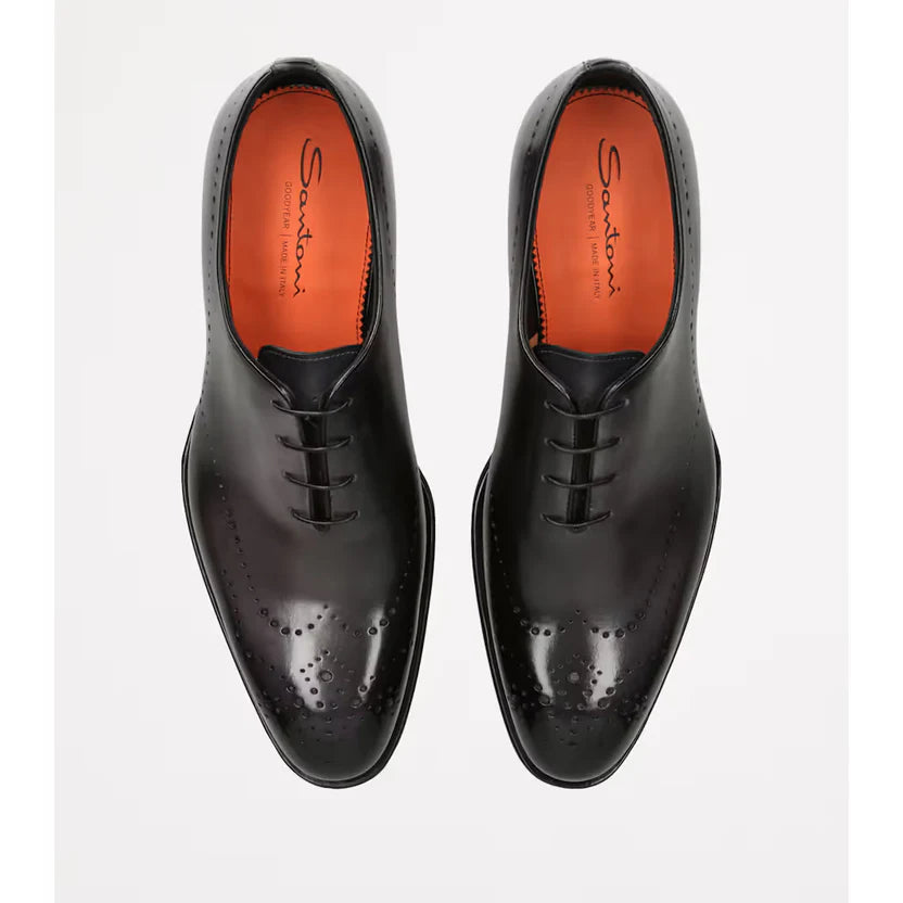 Richelieu Santoni - Wholecut Carter - Noir