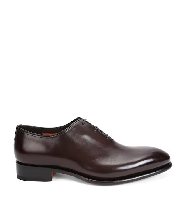 Santoni Leather Carter Oxford Shoes