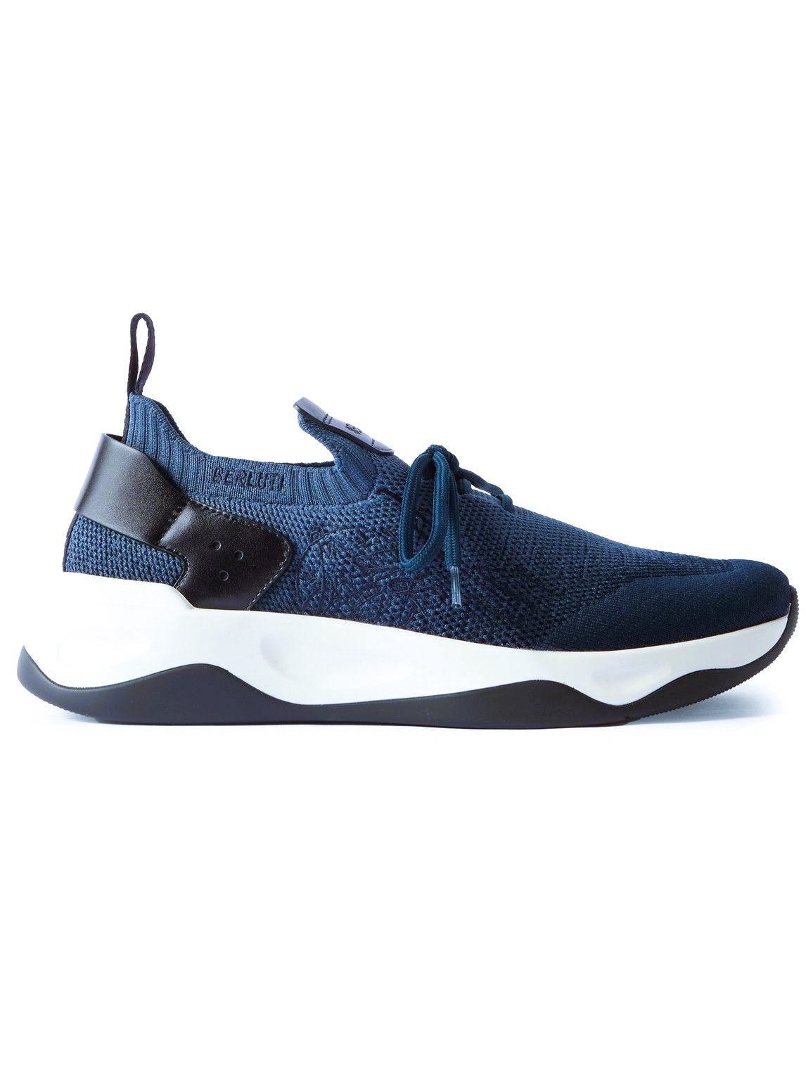 SNEAKERS BERLUTI PLAYTIME EN CUIR EN BLEU MARINE