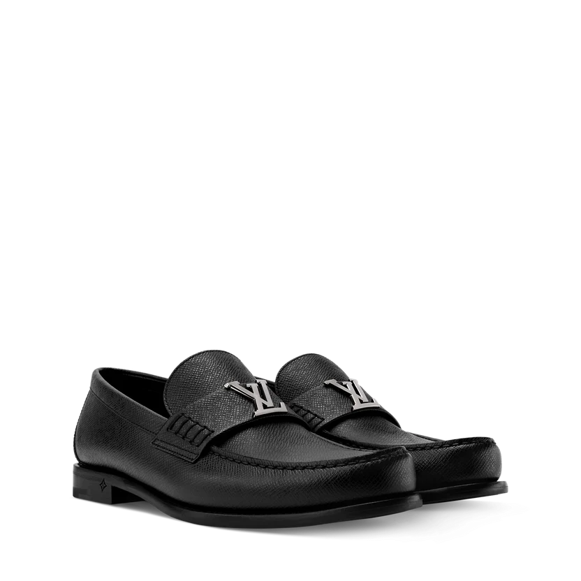Mocassins Louis Vuitton - Major - Denim en Noir