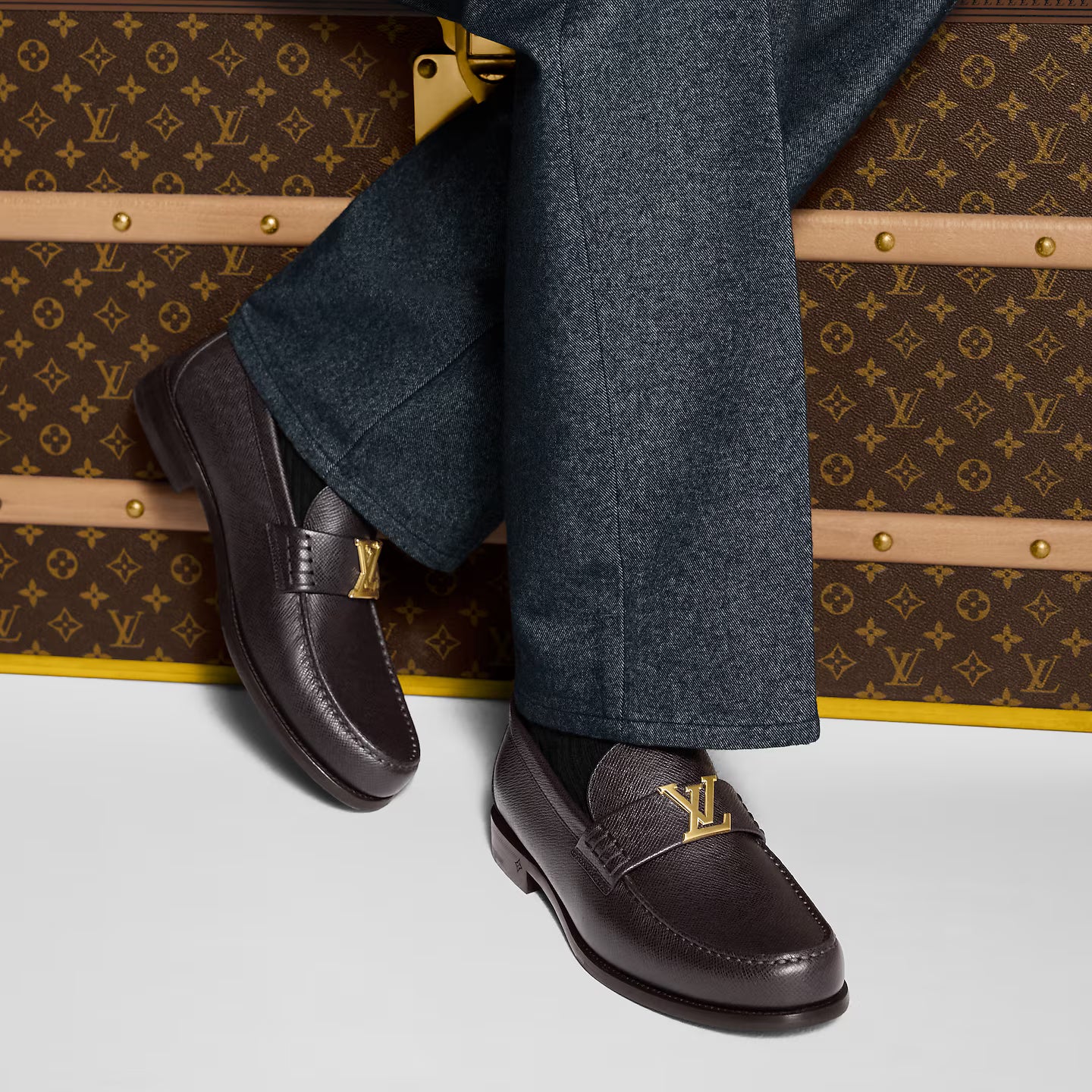 Mocassins Louis Vuitton - Major - Marron