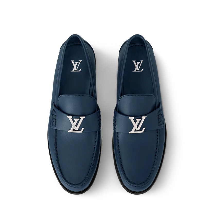 Mocassins Louis Vuitton - Major - Bleu Marine Mate