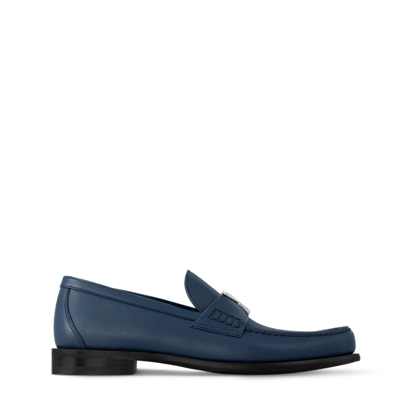 Mocassins Louis Vuitton - Major - Bleu Marine Mate