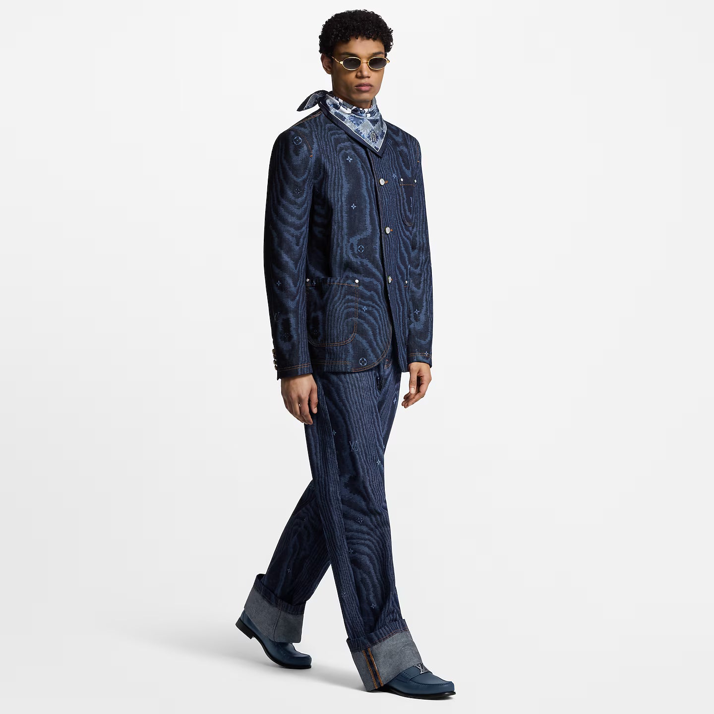 Mocassins Louis Vuitton - Major - Bleu Marine Mate