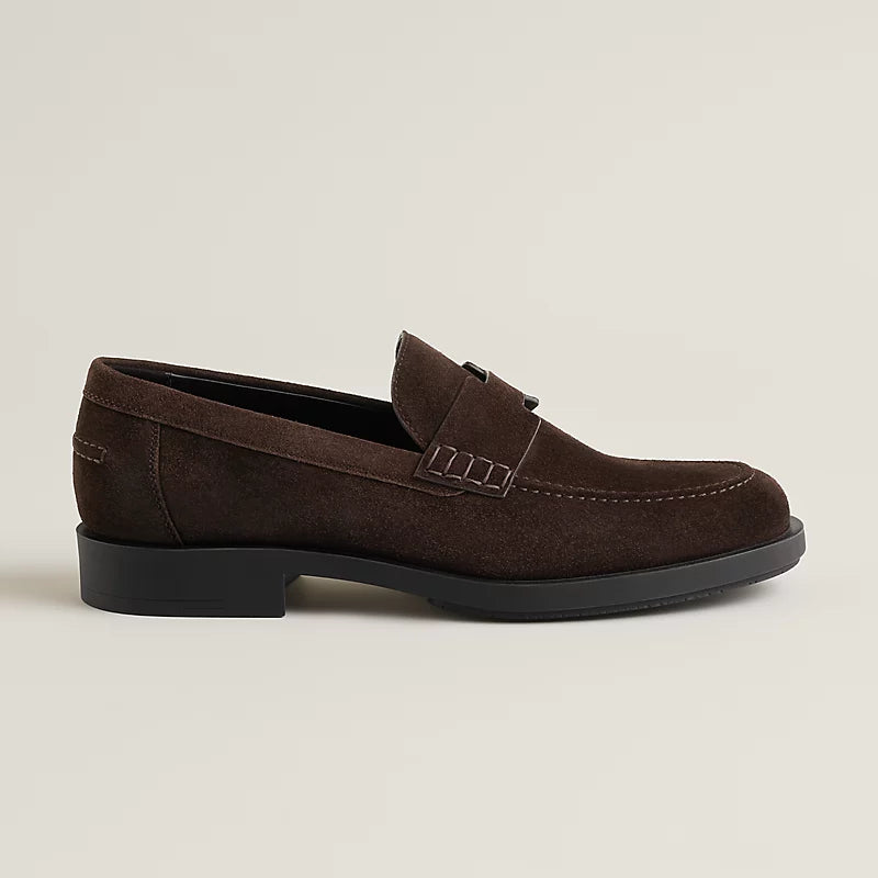 Mocassins Hermes - Lyde - Marron