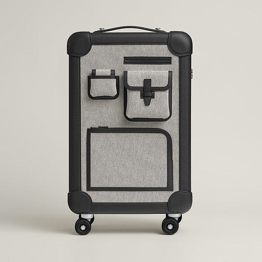 Valise Hermès - R.M.S Cargo Cabin - Ecru/Caramel