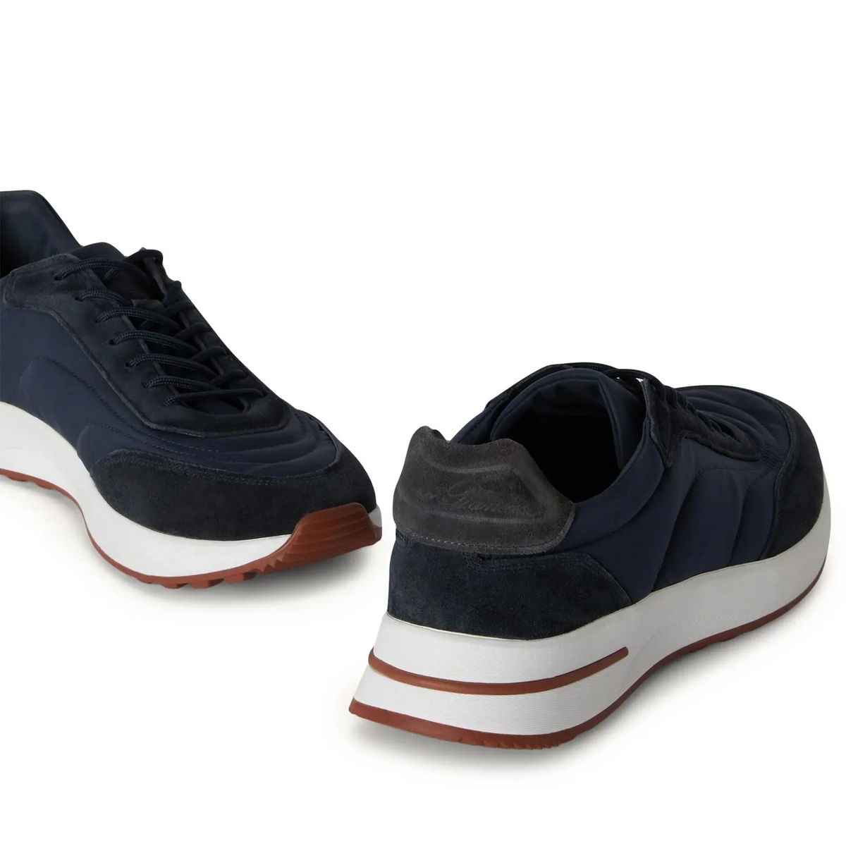 Espadrilles Loro Piana - Week End Walk Microfibre Storm System - Bleu Marine