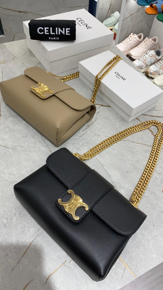 Sac Celine Victoire moyen MODELE EN VEAU SOUPLE GRAINE