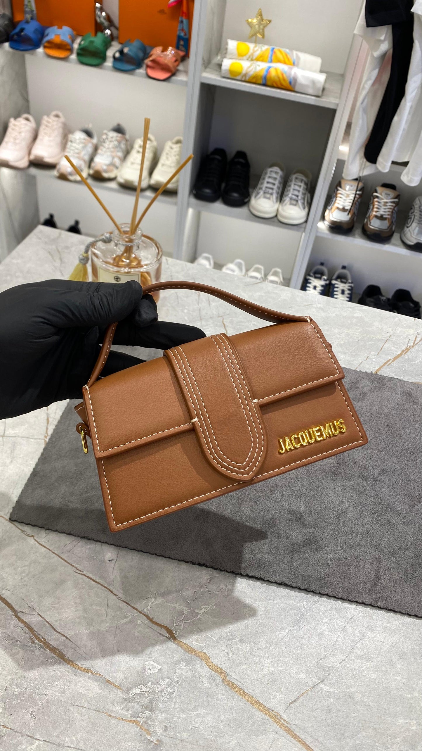JACQUEMUS
Le Bambino mini leather handbag