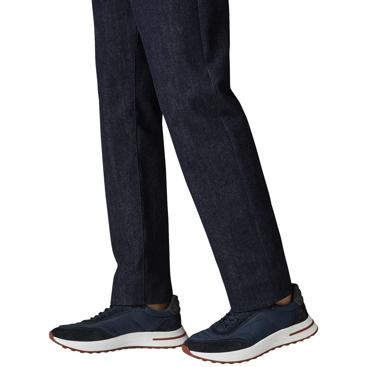 Espadrilles Loro Piana - Week End Walk Microfibre Storm System - Bleu Marine